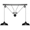 Image de Suspension Ezio Métal Noir L120cm - Atmosphera