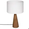 Image de Lampe Aina bois blanc H46cm - Atmosphera Créateur dintérieur