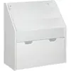 Image de Bibliothèque Enfant À Roulettes Blanc H70cm - Atmosphera