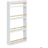 Image de Bibliothèque enfant 4 étagères blanc H118cm - Atmosphera Créateur dintérieur