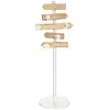 Image de Porte-manteau Enfant Pancarte Blanc H115cm - Atmosphera