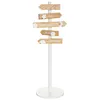 Image de Porte-manteau enfant pancarte blanc H115cm - Atmosphera Créateur dintérieur