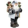 Image de Père Noël Tradi Ski 60 Cm - Atmosphera Créateur D'intérieur
