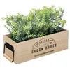 Image de Jardinière artificielle House bois H245cm - Atmosphera Créateur dintérieur