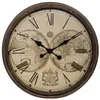 Image de Horloge monde Tomy noir D52cm - Atmosphera Créateur dintérieur