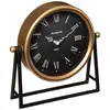 Image de Horloge À Poser Luca Noir 26x26cm - Atmosphera