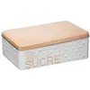 Image de Boîte À Sucre Morceaux Métal "scandinave Nature" Blanc - 5 Five Simply Smart
