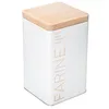 Image de Boîte à farine 1kg métal Scandinave Nature blanc - 5 five simply smart