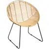 Image de Fauteuil laora métal rotin LAORA