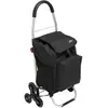 Image de Chariot De Course Pliable 6 Roues Noir - 5five