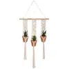 Image de Lot De 3 Plantes Suspendues Hacienda Blanc Ivoire H75.cm - Atmosphera