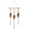 Image de Lot de 3 plantes suspendues Hacienda blanc ivoire H75.cm - Atmosphera Créateur dintérieur