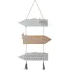 Image de Pancarte Bois Souffle Pol 50 Cm - Feeric Lights & Christmas