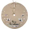 Image de Tapis De Sapin Refuge Jute Imprimée D90cm - Feeric Lights & Christmas