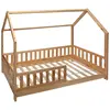 Image de Lit Cabane Enfant Bosco Bois 90x190cm - Atmosphera