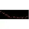 Image de Guirlande Lumineuse "boules Bois" 220cm Rouge