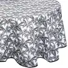 Image de Nappe Anti-tache Palmier Gris Ardoise D180cm - Atmosphera