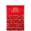 Image de Suspension Calendrier De L'avent Pochon H 65 Cm - Feeric Lights & Christmas