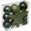 Image de Kit De Sapin Colorama De Noël 18 Pièces Vert - Feeric Lights & Christmas