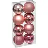 Image de Lot De 8 Boules D.7cm Rose - Feeric Lights & Christmas