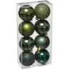 Image de Boules De Noël "colorama De Noël" Vert Lot De 8 D7cm - Feeric Lights & Christmas