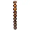 Image de Boule De Noël 60 Mm X 9 Bronze - Feeric Lights & Christmas