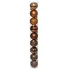 Image de Boule de Noël 60 mm x 9 Bronze - Feeric Lights & Christmas