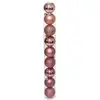 Image de Boule De Noël 60 Mm X 9 Rose - Feeric Lights & Christmas