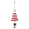 Image de Sujet De Noël Sapin "étoile" 33cm Rouge & Blanc