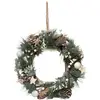 Image de Couronne Nature Avec Branche 30cm Bois Blanc - Atmosphera
