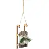 Image de Sujet De Noël Luge Et Branche 18cm En Bois - Feeric Lights & Christmas