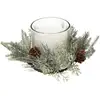 Image de Bougie Centre De Table Petit Modèle Feuilles 210 G - Feeric Lights & Christmas