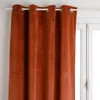 Image de Rideau occultant velours rose terracotta 140x260cm - Atmosphera Créateur dintérieur