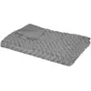 Image de Plaid Bouclette Fausse Fourrure Gris Ardoise 120x160cm - Atmosphera