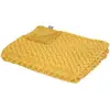 Image de Plaid Bouclette Fausse Fourrure Jaune Moutarde 180x230cm - Atmosphera