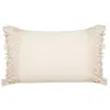 Image de Coussin Macra En Macramé Blanc Ivoire 30x50cm - Atmosphera