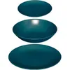 Image de Service de Table - Colorama - 18 Pièces - Bleu - Faïence - Compatible Lave-Vaisselle