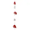Image de Guirlande De Noël Rouge Bonnet / Manteau 150 Cm - Atmosphera
