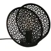 Image de Lampe Ronde Lonzo Métal Noir D22cm - Atmosphera