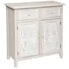 Image de Buffet 2 portes hina bois blanchi 80x85cm HINA