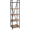 Image de Bibliothèque Edena Acacia Et Métal 45x180cm - Atmosphera