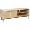 Image de Meuble Tv Rayo Bouleau Et Acajou 50x140cm - Atmosphera