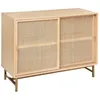 Image de Buffet 2 portes Rayo cannage rotin 100x79cm - Atmosphera Créateur dintérieur