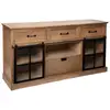 Image de Buffet 2 portes danik bois naturel 160x85cm DANIK