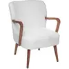 Image de Fauteuil Chiara Bouclette Blanc - Atmosphera