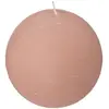 Image de Bougie Boule Rustique Rose Clair 445g - Atmosphera