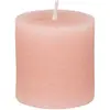 Image de Lot De 4 Bougies Rustiques Rose Clair 60g - Atmosphera Créateur D'intérieur