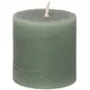 Image de Lot De 4 Bougies Rustiques 60g Vert Eucalyptus - Atmosphera