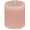 Image de Bougie Rustique Rose Clair 220g - Atmosphera