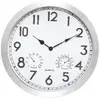 Image de Horloge Olga D'extérieur Argent D40cm - Atmosphera